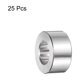 thumbnail image 3 of Paquete de 25 separadores de acero inoxidable 3/8" de diámetro interior x 3/4" de diámetro exterior x 3/8" de longitud, casquillo de tornillo, acabado liso, separador de metal redondo, 3 of 6