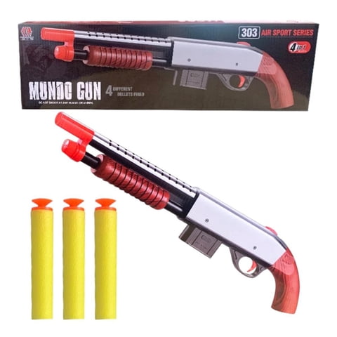 N-Ofertas - Escopeta De Juguete Lanzador Dardos Goma Eva