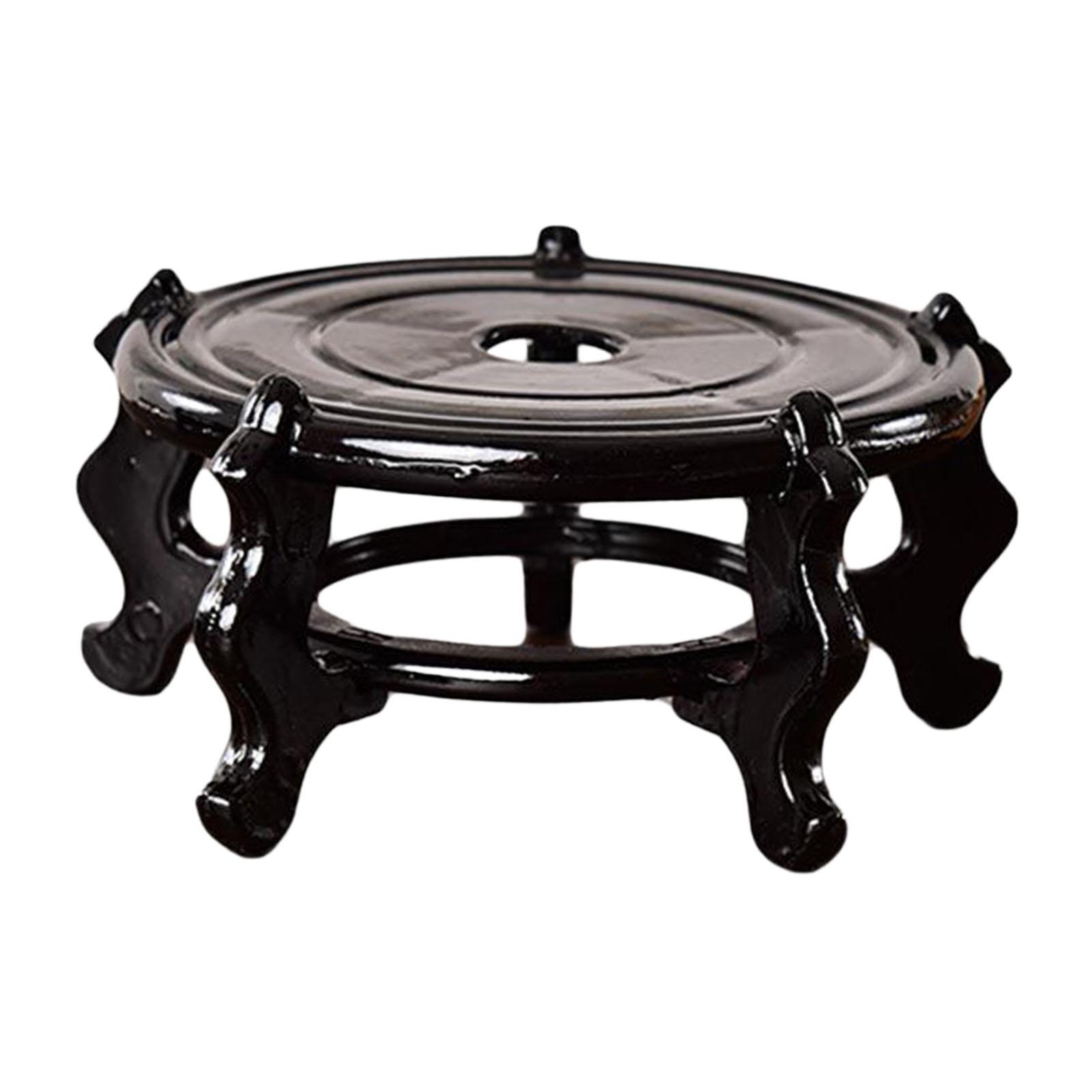Magideal - Soporte De Exhibición De Pecera China, Soporte De Planta De Madera, Base De Maceta, Soporte De Planta De Interior, Soporte De Jarrón Para Porche, Jard