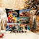 thumbnail image 1 of Friendz Collage Print Pillowcase - Soft Polyester Decorative Cushion Cover with Zipper Modern Pattern Double-Sided Printing Suitable for Sofa Bed Chair - Machin, 1 of 1