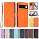 thumbnail image 3 of Funda Billetera con Espacio para Fotos para Google Pixel 8 Pro, Naranja, 3 of 6