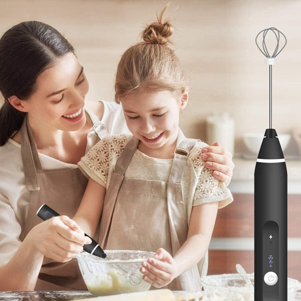 Genérico - Mini Batidor Eléctrico De Espuma Café Y Leche Recargable