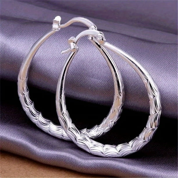 18K Gold Plated Hoop Huggie Earrings: Perfect for Women & Girls' Parties & Holidays!