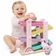 thumbnail image 1 of Juguete de madera para rampa de coche Lehoo Castle Unicorn para niños de 1 a 3 años, 1 of 9