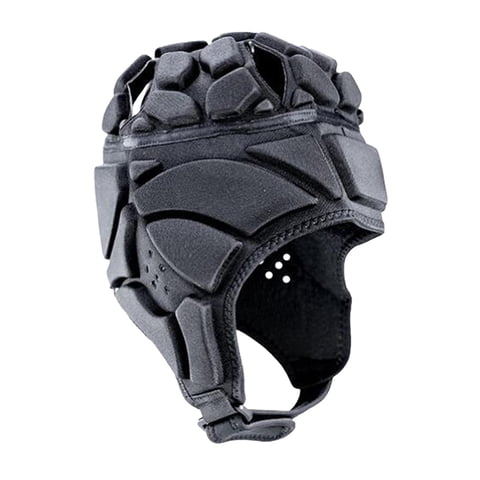 Ioensy - Casco De Rugby, Protección, Casco De Fútbol Para Deportes, Portero, Casco Para Jugar, Color Negro