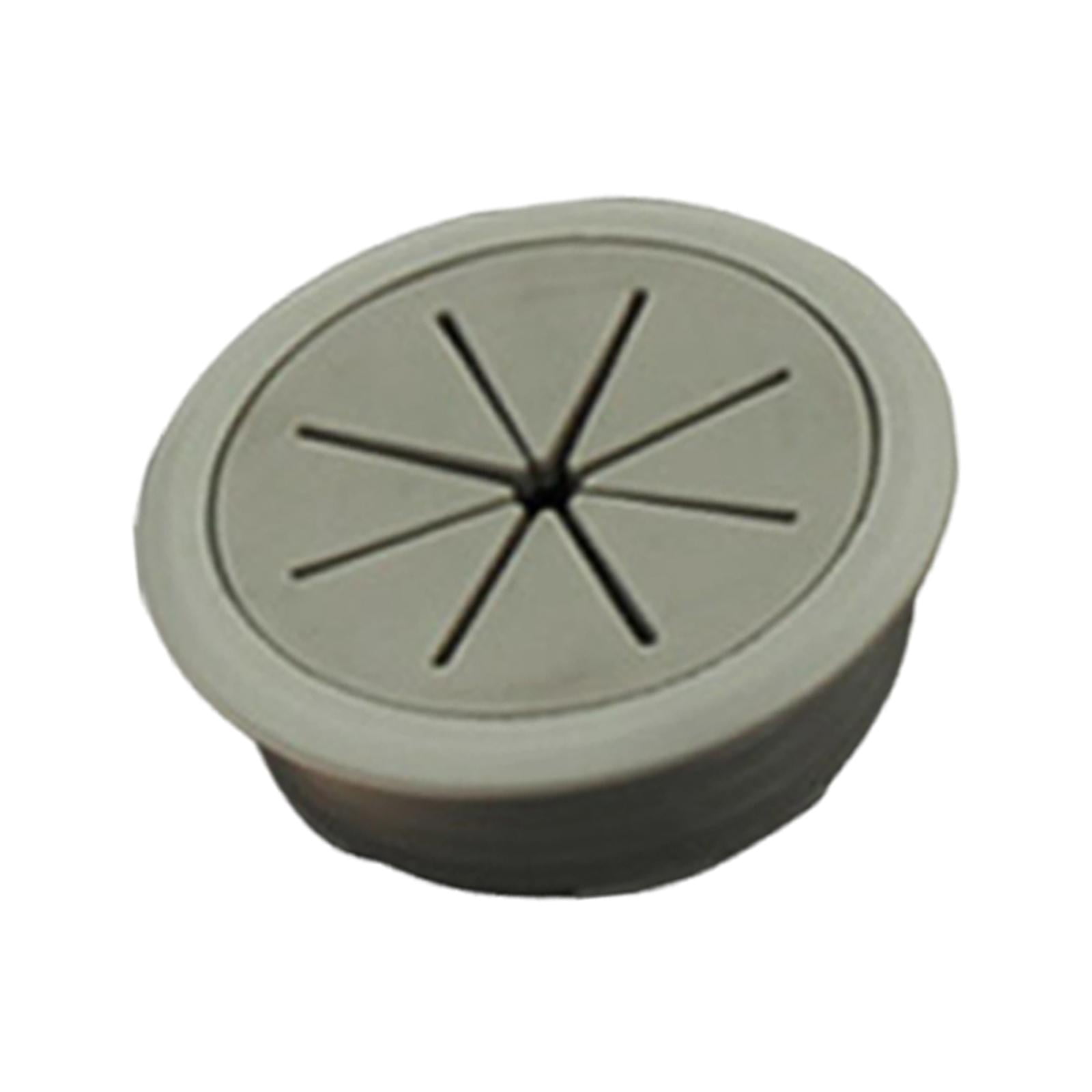 Bothyi - Pasacables Para Escritorio, Tapa Para Orificios De Cables, Ocultador De Cables Para Pc De Oficina, Cable De Escritorio, Gris Oscuro