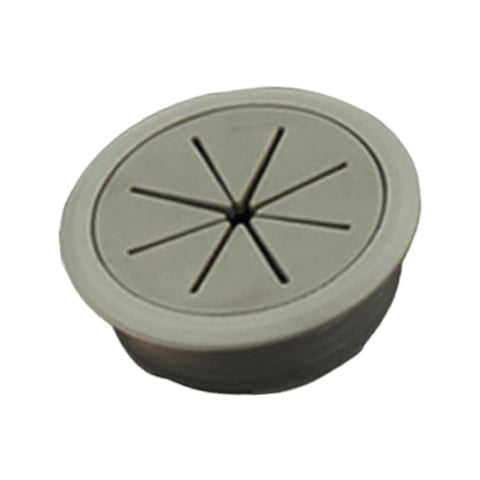 Bothyi - Pasacables Para Escritorio, Tapa Para Orificios De Cables, Ocultador De Cables Para Pc De Oficina, Cable De Escritorio, Gris Oscuro