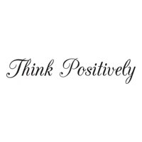 Rienda Libre Graphics - Decomural Think Positively Inspirational Ws-44126