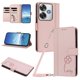 thumbnail image 1 of Funda Cartera Trébol para Xiaomi Poco F6 con Ranuras Tarjetas y Carga Inalámbrica Rosa, 1 of 6