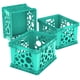 thumbnail image 1 of File Crate Storex Premium Letter Legal Document, paquete de 3, color verde azulado, 1 of 6