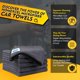 thumbnail image 2 of Toalla HOMEXCEL Gris de Microfibra 32 cm, Pack de 6, 2 of 6