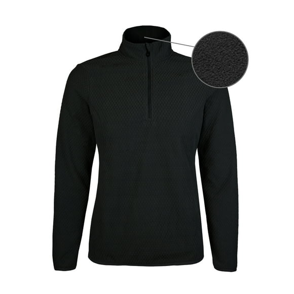 Polera Ii Capa Micropolar Panal Con Cierre Mujer