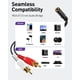 thumbnail image 2 of 2 Cables de Audio VCE de 3,5 mm Hembra a 2 RCA Macho, 2 of 3
