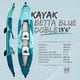 thumbnail image 3 of Kayak Inflable Doble Betta 2 Personas 13' 6" Aqua Marina Azul, 3 of 11
