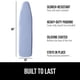 thumbnail image 2 of Funda para tabla de planchar GORILLA GRIP con revestimiento de silicona azul 18x49, 2 of 9