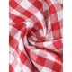 thumbnail image 5 of INSPIRE CHIC Romper sin mangas de cuadros vichy para mujeres con ribete de encaje y cintura fruncida, mono corto L Rojo, 5 of 6