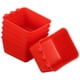 thumbnail image 1 of Uxcell Tazas de Jaula, Comedero para Periquitos de 4.9x3.7x2.4 Pulgadas Accesorios para Jaulas de Pájaros Dispensador de Comida y Agua Colgante, (Rojo, 6 Piezas), 1 of 7