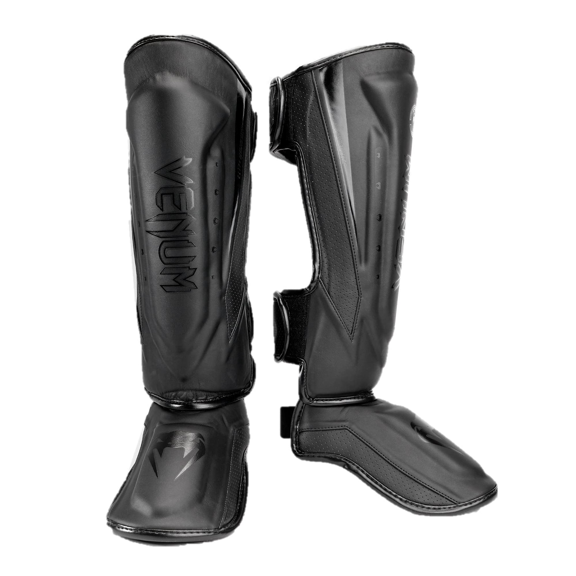 Canilleras Venum Elite Evo Negro Talle Grande