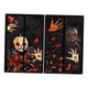 thumbnail image 5 of 2x Decoración de ventana de Halloween con cuerda, decoración de fiesta, póster de ventana de Halloween espeluznante, cortina para fiestas, puerta, par Esqueleto de terror, 5 of 5