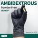 thumbnail image 3 of Guantes De Examen Desechables De Vinilo Negro 4 Mil 100 Unidades, 3 of 8