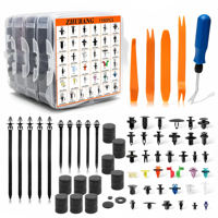 Genérico - Kit 1295 Clip Broche Retencion Plastico Auto Lata Tapabarro