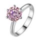 thumbnail image 1 of Anillos de Moissanita de Oro Blanco de 18K de 3-5 Quilates para Mujer Regalo Color D Claridad VVS1 Anillos de Diamante Rosa Anillo de Plata Esterlina 925 Joyería Anillos de Boda de Moissanita con, 1 of 9