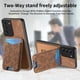 thumbnail image 2 of Funda Billetera con Soporte para Samsung Galaxy S21 Protector Delgado Marrón, 2 of 6