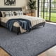 thumbnail image 2 of Alfombra de Área FinRèc Home 274 cm x 183 cm Gris Azul/Blanco, 2 of 9