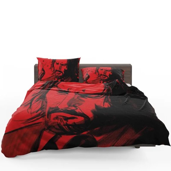 John Wick Chapter Vengeance Unleashed Quilt Duvet Cover Set Bedroom Decor3-Piece Bedding Set