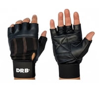 Guantes Fitness Drb Cuero Con Muñequera - Pesas Y Gimasio