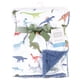 thumbnail image 2 of Manta Hudson Baby de peluche con visones y dinosaurios sherpas, 76 x 102 cm, 2 of 2