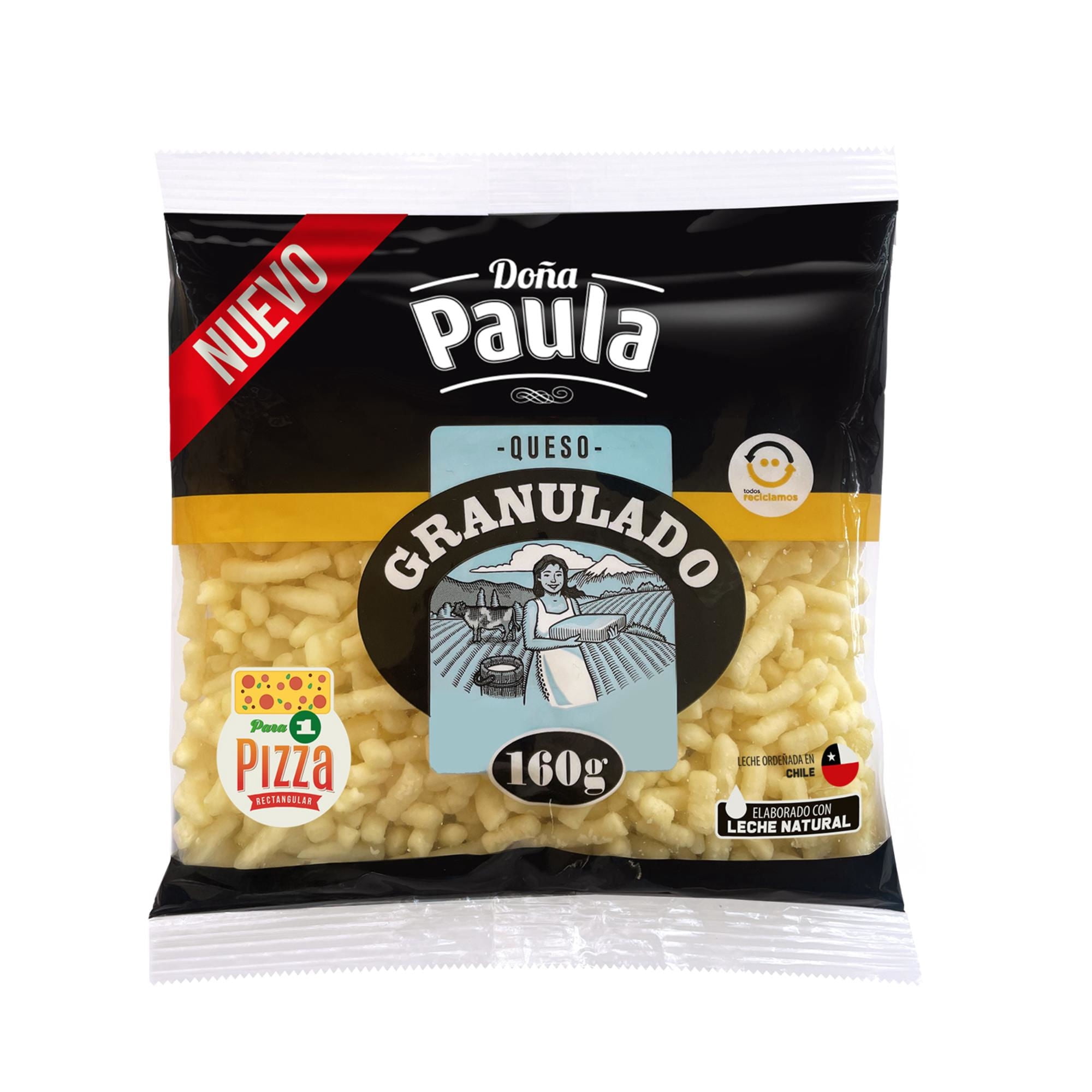 Queso Gauda Granulado 160 g Doña Paula