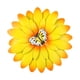 thumbnail image 2 of Flor De Metal Decoración De Pared Colgante Arte Flor Para Jardín Interior Exterior Balcón Amarillo, 2 of 5