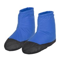 Ioensy - Botines De Plumón De Pato De Invierno, Botas De Pantuflas De Plumón De Pato Para Tienda De Campaña, Color Azul L