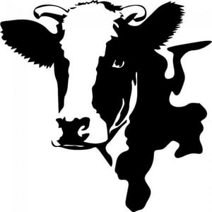 Rienda Libre Graphics - Decomural Cow Farmyard Animals Ws-32680