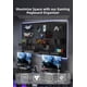 thumbnail image 5 of Organizador de pared con tablero perforado EVDBOBO Elevate Gaming Office, negro, 5 of 6