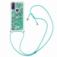 Funda Foxdock Para Motorola Moto G Play 2023 Con Cuerda Ajustable, Brillo Líquido, Protección Antigolpes Y Lente – Ideal Para Regalo