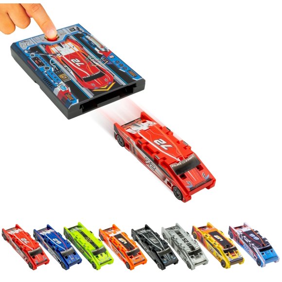 Coche de Acrobacias FLAT 2 FAST Original en Rojo Carmesí