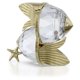 thumbnail image 1 of Figura Swarovski Zodiac Piscis con cristal y metal dorado, 1 of 7
