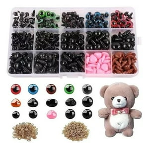 Genérica - Caja 560 Unidades Ojo Y Nariz Y Arandelas Plastico Amigurumi