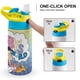 thumbnail image 4 of El Mundo de Bobby Botella de Agua con Tapa Pop Top de Un Toque, Acero Inoxidable, a Prueba de Fugas, para Deportes, Botella Infantil azul 12 oz, 4 of 6