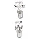 thumbnail image 3 of Candelero Giratorio Romántico De 2 Piezas Para Decoración Del Hogar StyleK, 3 of 5