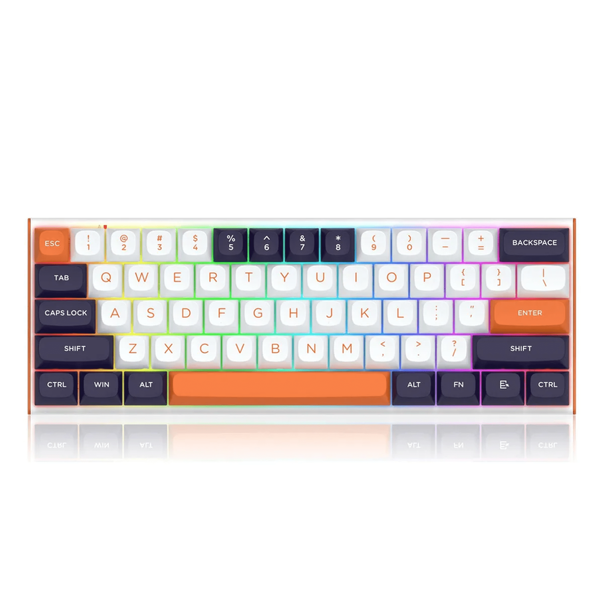 Genérico - Teclado Redragon Fidd K683 Mecánico Rgb 60% Blanco