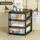 thumbnail image 1 of 1pc Desktop Storage Box, Drawer Type Storage Cabinet, Crafts Storage Box And Organizer, 1 of 3