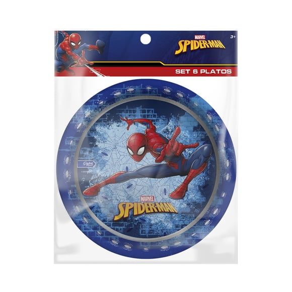 6 Platos Spiderman