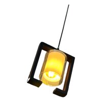 Genérico - Lámpara Colgante Techo Decoración Elegante Cuadrada Jhn