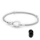 thumbnail image 1 of Pulsera LNQOBU de plata esterlina 925 con cadena tipo serpiente para mujer, 1 of 5