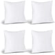 thumbnail image 2 of Juego de ropa de cama Throw Pillows Utopia de 4 unidades, color blanco, 45 x 45 cm, 2 of 6