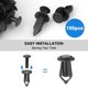 thumbnail image 3 of Remaches Push Pin QIIYCCE Nylon 8 mm Kit 100 Unidades ATV UTV, 3 of 3