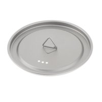 Magideal - Tapa De La Taza De Titanio Tapa De La Taza De Café Utensilios De Cocina Portátiles Utensilios Para Beber Tapa De Para Acampar Con Lazo Para Es 120 Mm